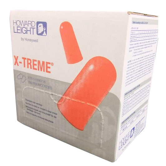 1006821 XTR-32 HONEYWELL X-TREME UNCORDED EARPLUGS 26db Class 5 HAND DISPENSER BX=100PRS