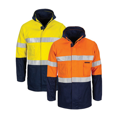 3764 DNC HI VIS 4 IN 1 JACKET WITH CSR TAPE