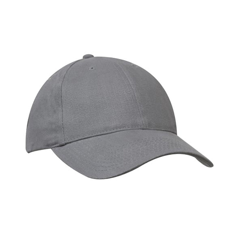 4199 6 PANEL HEAVY BRUSH COTTON B/BALL CAP