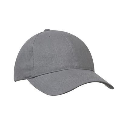 4199 6 PANEL HEAVY BRUSH COTTON B/BALL CAP