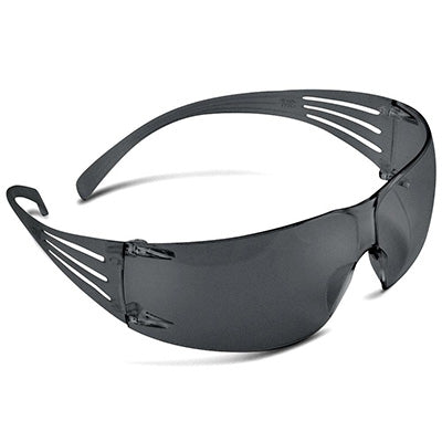 SF202AF-AS 3M SECURE FIT 200 GREY FRAME GREY AF LENS  SAFETY GLASSES