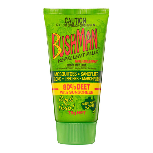BP75G  BUSHMAN PLUS GEL 80%-SPF 15+ S/S 75g TUBE