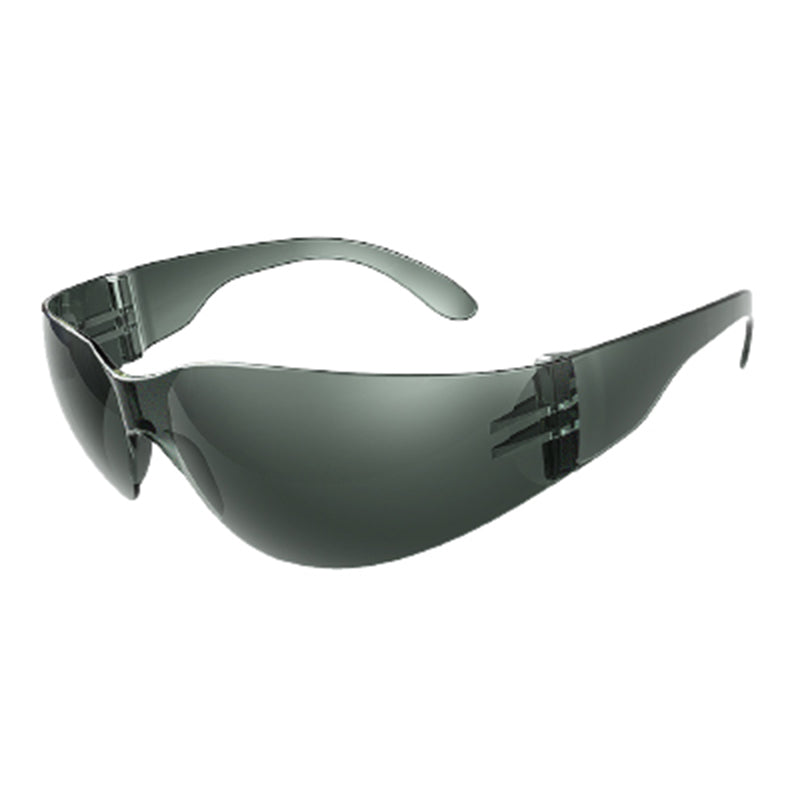 ARMOURWEAR BASS UNCOATED POLYCARB SMOKE LENS SAFETY GLASSES