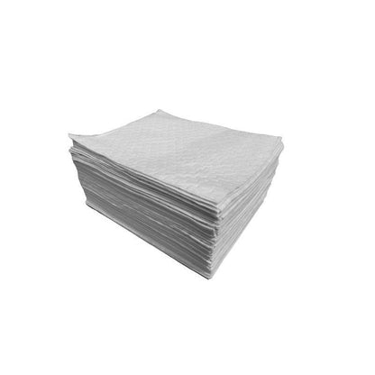 SCOF45SL-100 (OLD MBBPS-100) GLOBAL SPILL CONTROL OIL & FUEL ABSORBANT PADS PERFORATED STANDARD DUTY LOW LINT PK=100