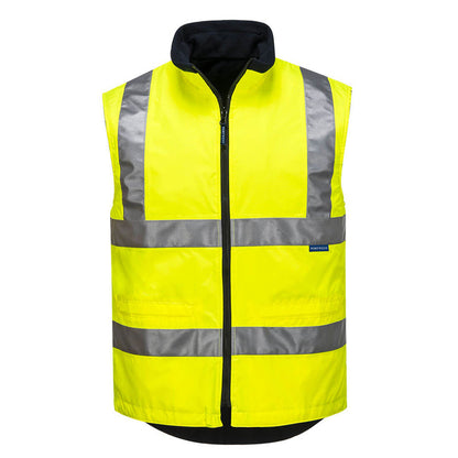MV214 D/G WPROOF REVERSE FL/LINED VEST TAPED