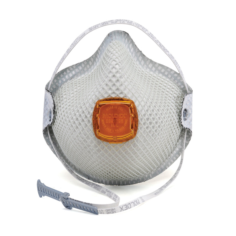 2800P2 MOLDEX P2 CARBON DISPOSABLE MASK CUP VALVED – MEDIUM/LARGE – BX/10