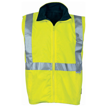 3865 HIVIZ WATERPROOF REVERSIBLE VEST W/TAPE & ZIP