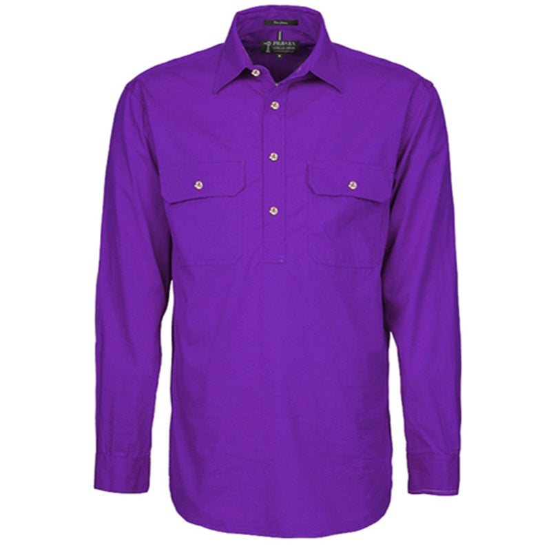 RM200CF PILBARA SHIRT MENS CLOSED FRONT LT WEIGHT