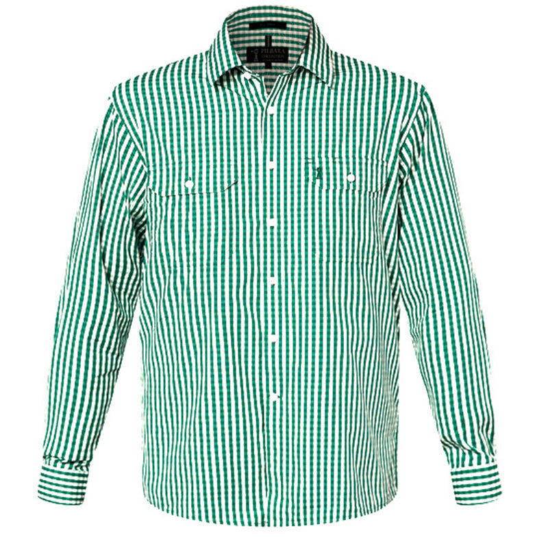 RMPC004 PILBRA MEN’S LONG SLEEVE CHECK SHIRT