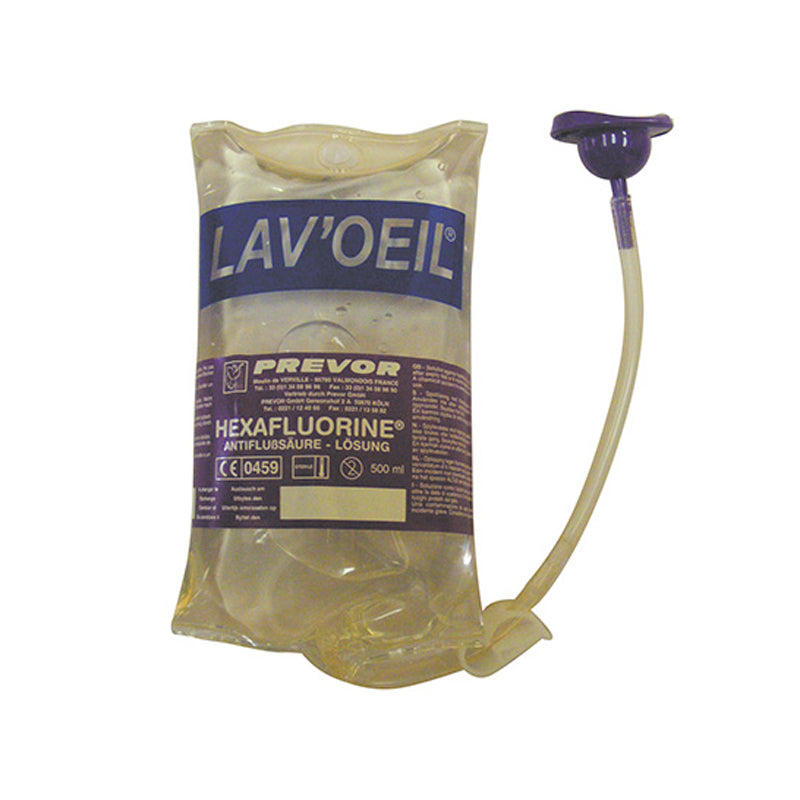 LPF HEXAFLUORINE® SOLUTION 500ML EYEWASH BAG