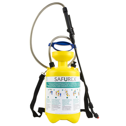 SAFUREX 5 LITRE SPRAYER – LIQUID CHEMICAL DECONTAMINANT FOR CORROSIVE CHEMICALS & FLUORIDES
