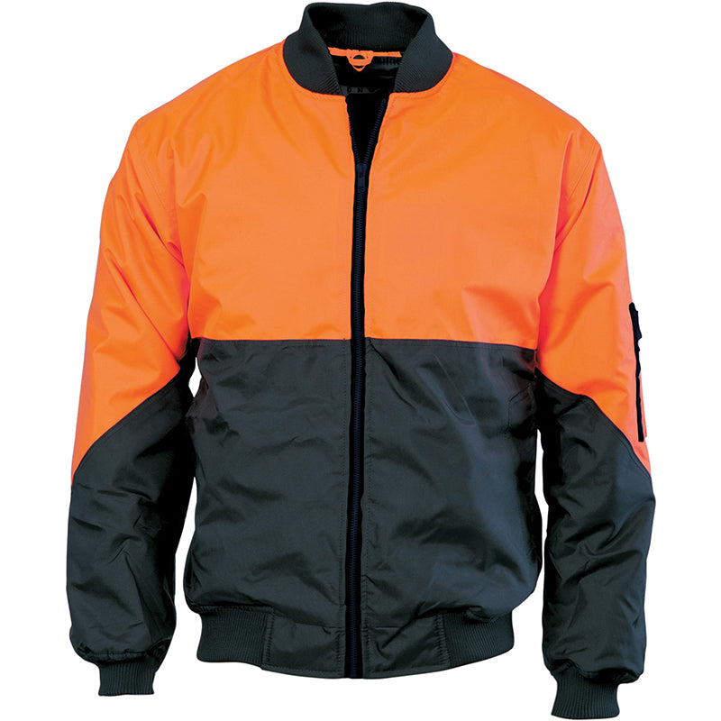 3761 DNC HIVIS TWO TONE BOMBER JACKET