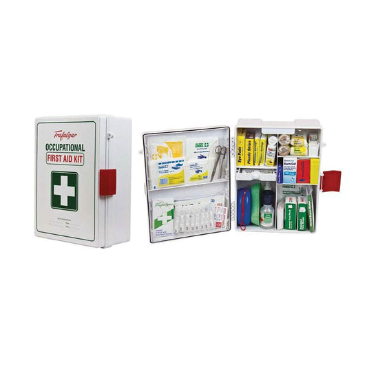 873849 BRADY FIRST AID KIT NATIONAL PLASTIC WALLMOUNT 3