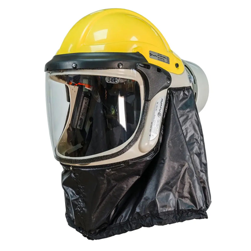 PR01440SC PUREFLO CARBON PRINT BLACK WITH FASTENERS HARD HAT SHELL TO SUIT ESM+