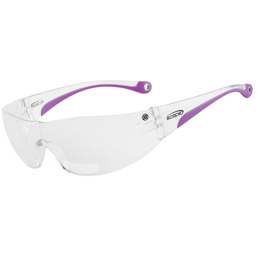 130C-1.0 SCOPE MAX VUE CLEAR +1.0 ANTI FOG ANTI SCRATCH LENS SAFETY GLASSES