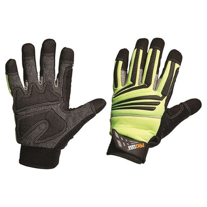 PTYC PROFIT CUT 5 HIVIS MECHANICS GLOVE