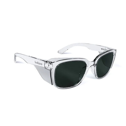 STK41N52A BOLLE STKS 410 SMOKE POLARIZED PC LENS SAFETY GLASSES AS CRYSTAL PC TEMPLES/FRAME