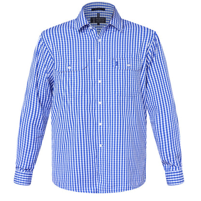 RMPC004 PILBRA MEN’S LONG SLEEVE CHECK SHIRT
