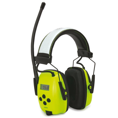 1030332/RST-63013 HONEYWELL SYNC YELLOW AM/FM RADIO EARMUFFS 26dB CLASS 5 DIGITAL TUNER