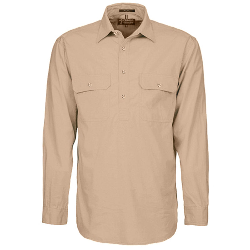 RM200CF PILBARA SHIRT MENS CLOSED FRONT LT WEIGHT