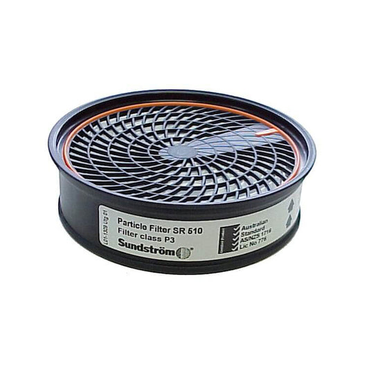 130-00026 SUNDSTROM SR510 PARTICLE FILTER BLACK P2/P3