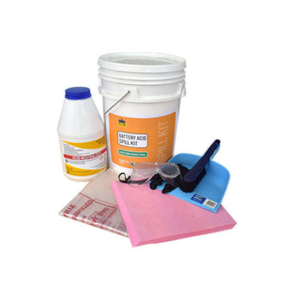 GBAN6 GLOBAL SPILL CONTROL BATTERY ACID SPILL KIT SMALL 20L BUCKET