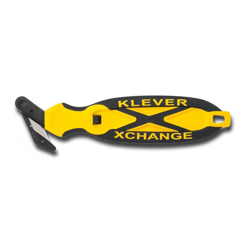 KLEVER X-CHANGE DX YELLOW HANDLE SAFETY CUTTER SINGLE HEAD