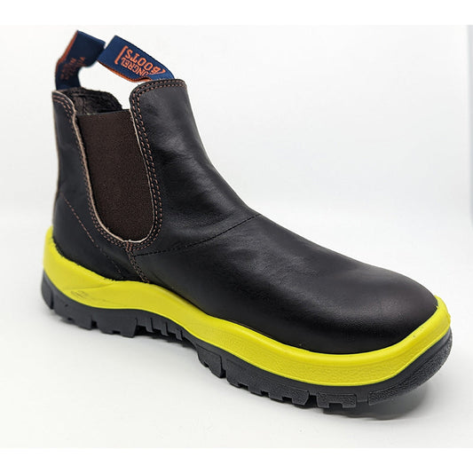 240030-YELL MONGREL ELASTIC SIDED PULL ON PREMIUM BOOT YELLOW SOLE