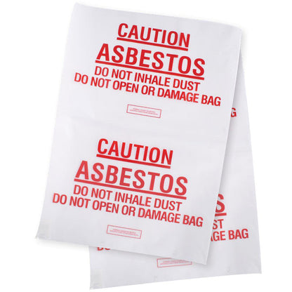 HDAR1000X1500-IND PRINTED ASBESTOS BAG 1000mm x1500mm LARGE