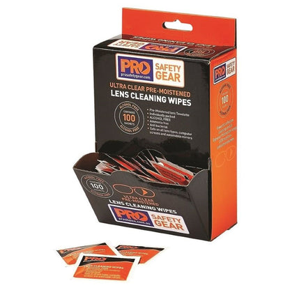 AFW100 PRO CHOICE LENS CLEANING WIPES ANTI-FOG PK=100
