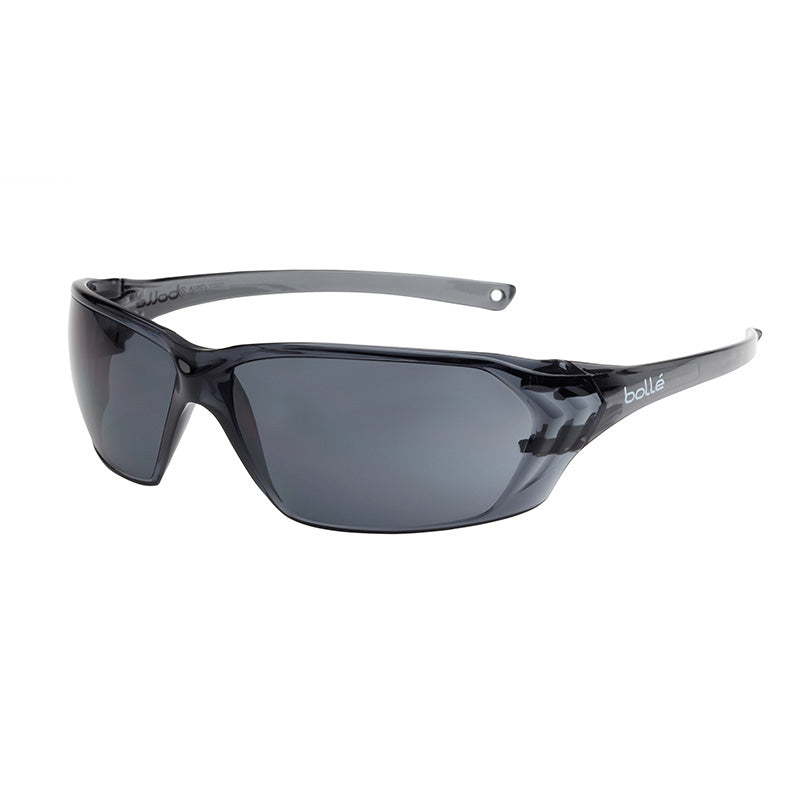 1614402 BOLLE PRISM POLYCARBON SMOKE FRAME SMOKE LENS ANTI-SCRATCH ANTI-FOG SAFETY GLASSES