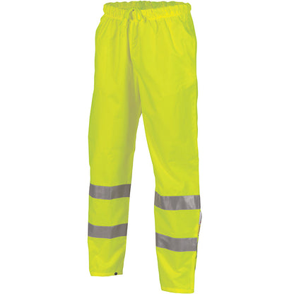 3872 DNC HI VIS RAIN PANTS WATERPROOF BREATHABLE TAPED