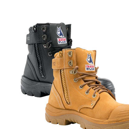 332152 ARGYLE ZIP SIDE BOOT W/ TPU BUMP CAP