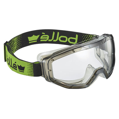 GLOBEN11W BOLLE GLOBE PC CLEAR PLATINUM LENS LITE TOP BOTTOM SEALED SAFETY GOGGLES