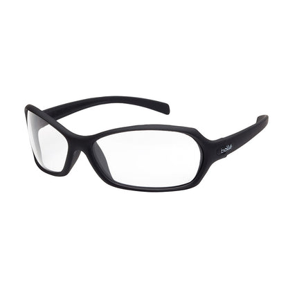 1662201 BOLLE HURRICANE BLACK VELVET FRAME CLEAR SAFETY GLASSES