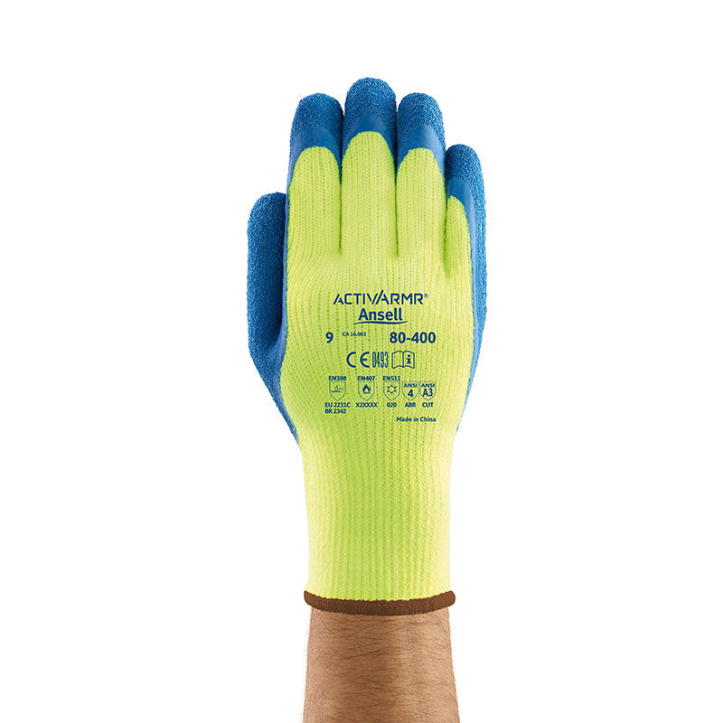 80-400 ANSELL POWERFLEX HI VIZ SPECIAL PURPOSE GLOVE