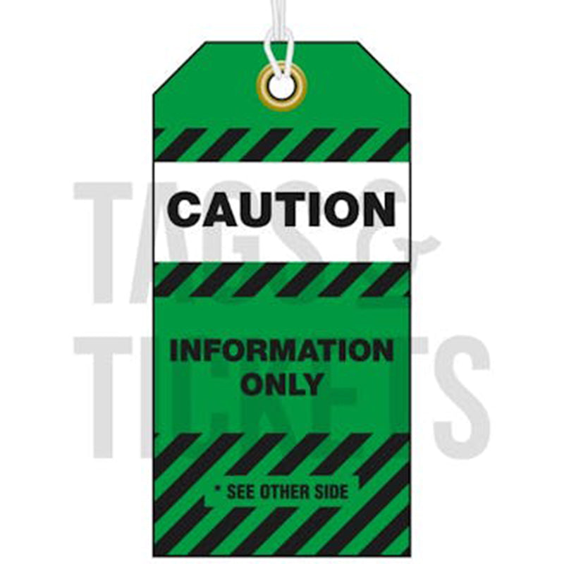 SDT115 INFORMATION TAG – GREEN PACK/100