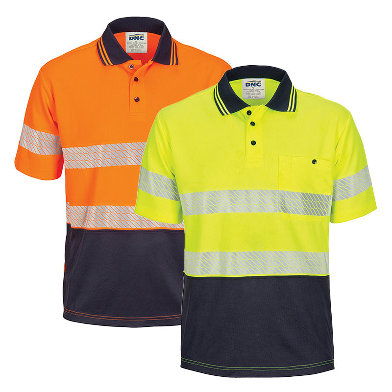 3511 DNC SEGMENTED TAPED MESH S/S POLO
