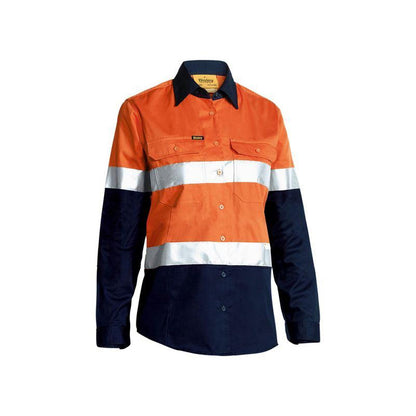 BL6896 BISLEY LADIES LIGHTWEIGHT TAPED LONG SLEEVE SHIRT