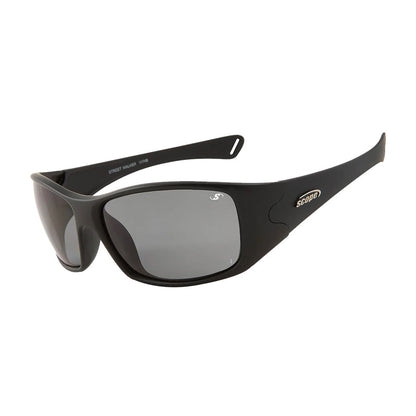 301STS SCOPE STREETWALKER SOFT TOUCH BLACK FRAME SMOKE LENS SAFETY GLASSES
