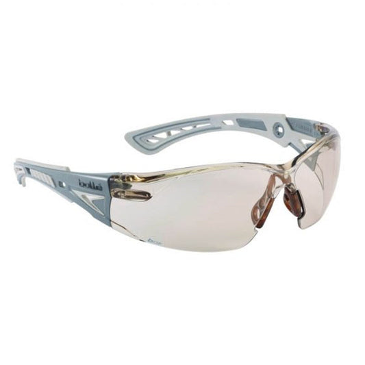 RUSHPCSP BOLLE RUSH+ PLATINUM ANTI-SCRATCH ANTI-FOG CSP (COPPER) SAFETY GLASSES