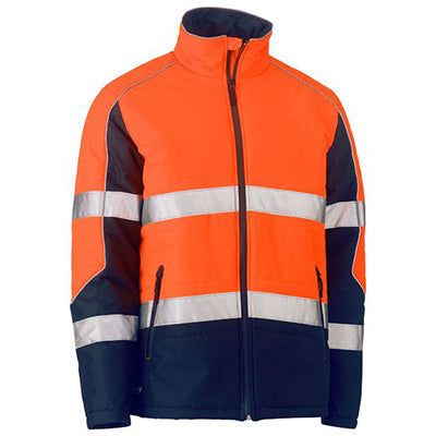 BJ6829T BISLEY TAPED HI-VIS PUFFER JACKET