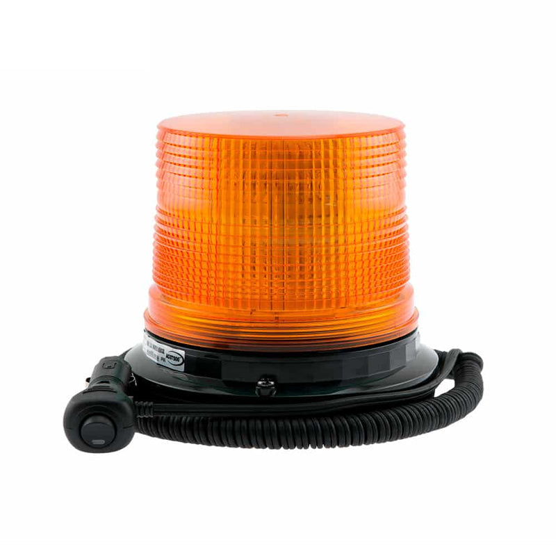 AL3018ABM ACOT500 LARGE LED BEACON 12-24V MAGNETIC BASE – AMBER