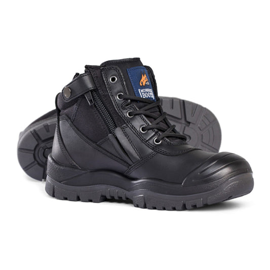 461020 MONGREL ZIP SIDE BOOT WITH BUMP CAP