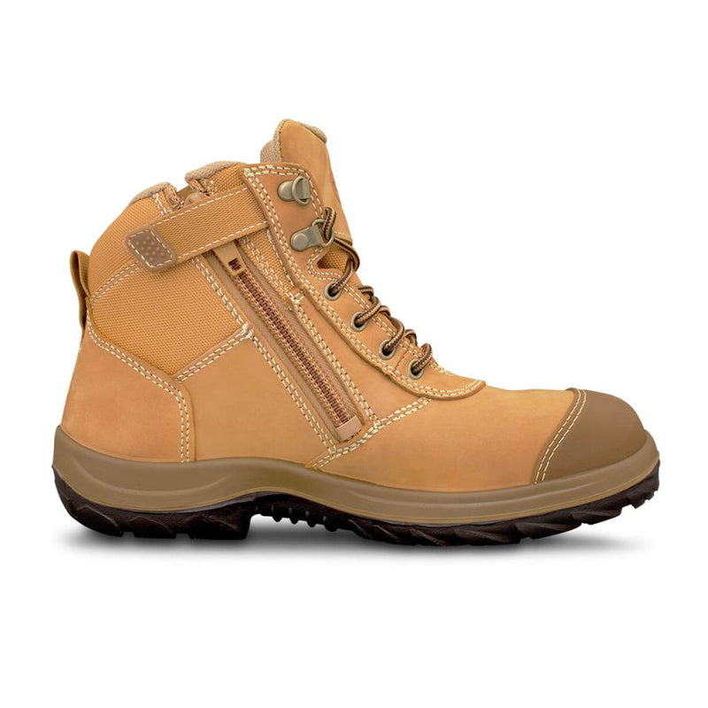 34-662 OLIVER NUBUCK LACE UP ZIP SIDE BOOT