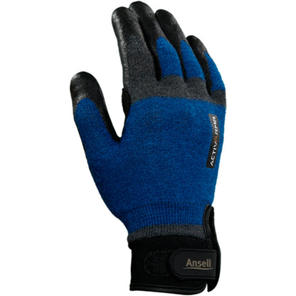 97-003 ACTIVARMR CUT D SAFETY GLOVE ADJUSTABLE VELCRO CUFF GEL PADDED