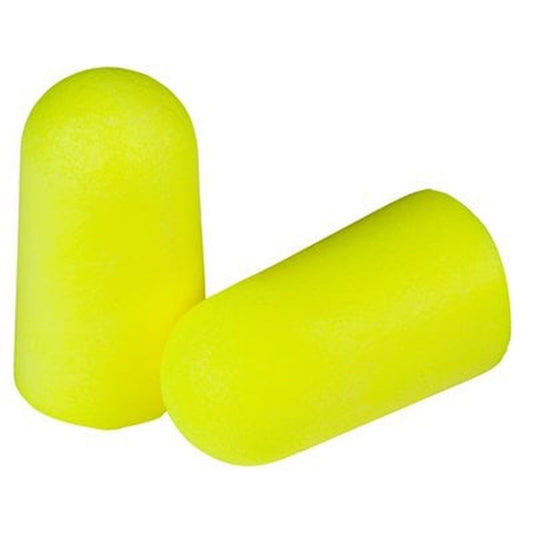 312-1251 3M E-A-RSOFT YELLOW NEONS UNCORDED EARPLUGS BX/200 23dB CLASS 4