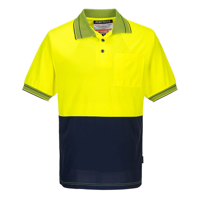 MP110 SHORT SLEEVE POLO HIVIS BIG GUY FIT