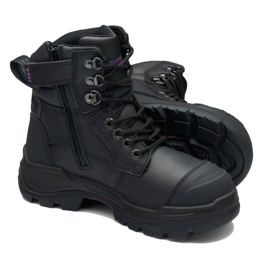 9961 BLUNDSTONE ROTOFLEX LADIES ZIP SIDE SAFETY BOOT