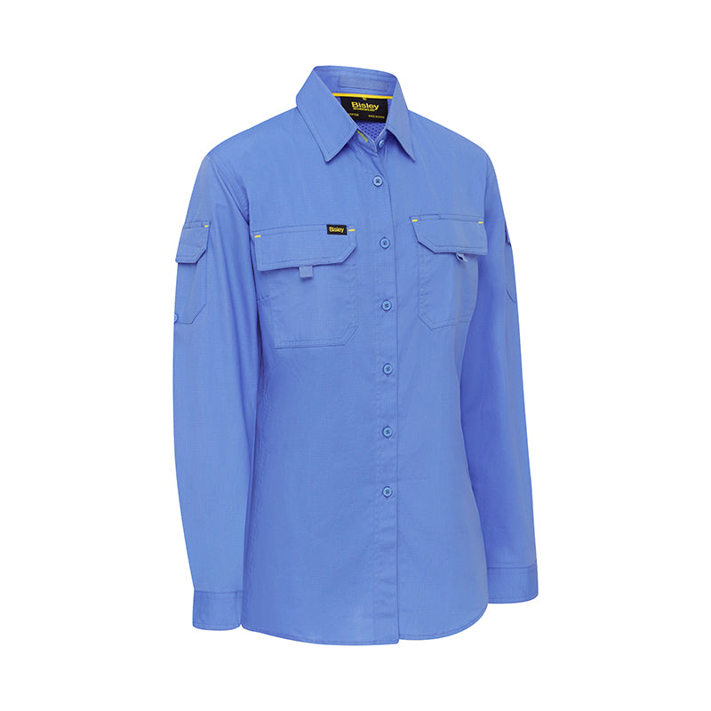 BL6414 AIRFLOW RIPSTOP LADIES L/S SHIRT